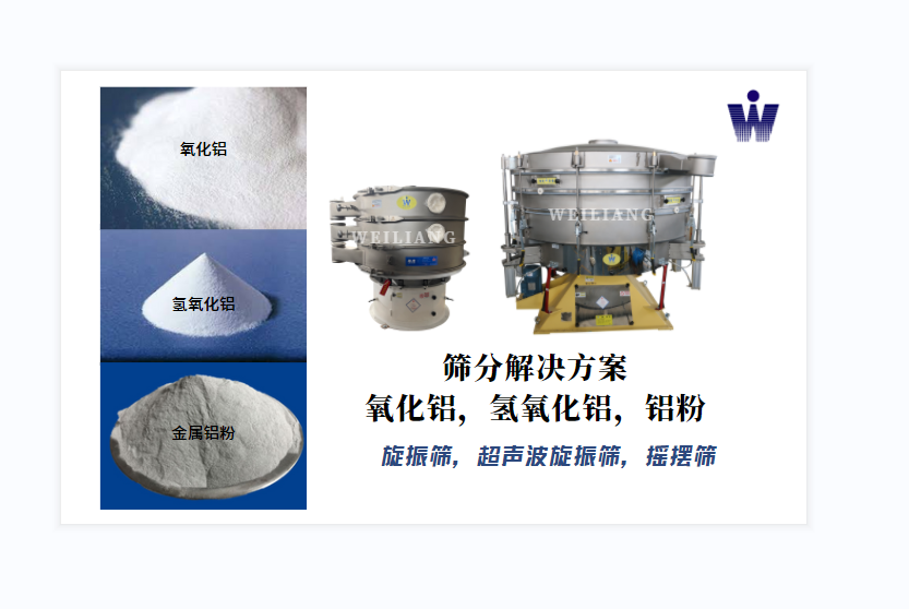 氧化鋁、氫氧化鋁、金屬鋁粉篩分案例